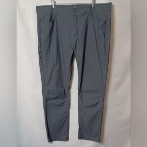 Prana Women's Halle Gray Straight Fit Hiking Trail Pants. 20W/ RG